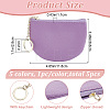 5Pcs 5 Colors Imitation Leather Coin Purse for Women ABAG-CP0001-03-2