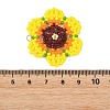 Glass Seed Bead Pendants PALLOY-MZ01390-3