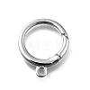 Brass Spring Gate Rings KK-K400-07P-1