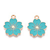 Alloy Enamel Pendants X-ENAM-S121-115G-3