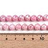Electroplate Glass Beads Strands X-GLAA-N010-8mm-09-4