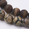 Tibetan Style dZi Beads G-G039-10mm-M-4