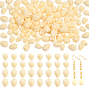 100Pcs 2 Styles Dyed Synthetic Coral Jasmine Flower Beads CORA-SZ0001-01-1