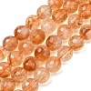 Natural Citrine Beads Strands GG-CBA59DD-C02-8mm-2