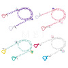 4Pcs 4 Colors Eyeglasses Chains AJEW-BY0001-03-9