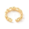 Brass Open Cuff Ring Settings KK-G518-02G-03-3