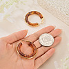 1 Pair 304 Stainless Steel Hoop Earrings EJEW-TA0001-89E-5