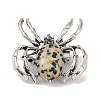 Natural Dalmatian Jasper Brooches G-A224-01AS-05-1