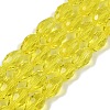 Transparent Glass Beads Strands EGLA-N013-T6mm-D26-1