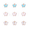 Light Gold Plated Alloy Enamel Charms PALLOY-CJ0007-05-1