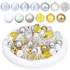 120Pcs 12 Colors Opaque Acrylic Beads MACR-PA0001-69-7