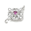 Brass Rhinestone Pendants RB-CBAA948-01P-2