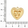 304 Stainless Steel Enamel Pendants STAS-P430-05G-02-3