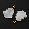 Natural Quartz Crystal Pendants G-A203-01K-2