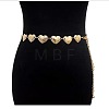 Zinc Alloy Heart Link Waist Chains WG2D3D9-04-1