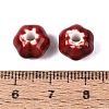 Vintage Handmade Porcelain Beads PORC-Q006-07K-3