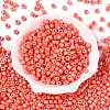 Baking Paint Pearlized Glass Seed Beads SEED-T008-03J-2