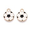 Alloy & Enamel Pendants ENAM-T021-71G-1
