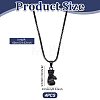 4Pcs Alloy Boxing Gloves Pendant Necklaces NJEW-UN0001-63EB-3