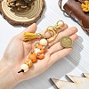 Silicone Pendant Decorations HJEW-YW00451-02-3
