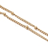 304 Stainless Steel Satellite Chain Slider Bracelet Making AJEW-JB01554-02-3