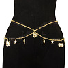 Alloy Moon Sun Star Double Layer Tassel Waist Chains WG6E939-01-1