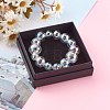 Graduated Round Glass Beaded Stretch Bracelets BJEW-JB06073-4