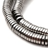 Non-magnetic Synthetic Hematite Beads Strands G-K011-4x1mm-03-3