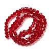 Transparent Glass Beads Strands EGLA-A039-T4mm-D-M-2