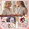 6Rolls 6 Colors Mother's Day Polyester Ribbon OCOR-PH0036-75A-5