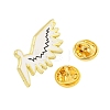 Golden Alloy Brooches JEWB-I030-06B-3