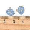 304 Stainless Steel Enamel Charms STAS-L022-166P-01-3