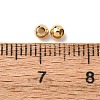 Brass Round Spacer Beads PALLOY-M029-03G-3
