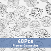 40Pcs 2 Styles Alloy Connector Charms FIND-DC0002-58-3