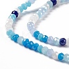 Electroplate Glass Beads Strands EGLA-S192-001A-B09-3