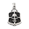 Retro 304 Stainless Steel Big Pendants STAS-I205-38AS-04-1