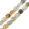 Natural Flower Amazonite Beads Strands GG-CBA96AE-A07-6x6mm-2