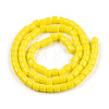 Opaque Solid Glass Bead Strands GLAA-N047-09-F03-2