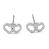 Non-Tarnish 304 Stainless Steel Stud Earrings EJEW-M242-02M-P-1