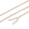 2-Ply Round Waxed Cotton Thread Cords YC-T004-01A-16-4