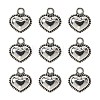 Tibetan Style Alloy Charms TIBE-Q050-163AS-LF-1