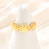 Brass Cuff Open Rings KK-CBA960E-13A-G-2
