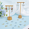 80Pcs 2 Colors 304 Stainless Steel Hoop Earrings Finding FIND-SC0012-48-4