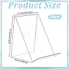 20Pcs Transparent Acrylic Book Photo Frame Holder AJEW-WA0003-16-2