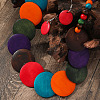 Bohemian Ethnic Style Wood Beaded Multilayer Necklaces & Dangle Earrings Sets WG82ABA-07-1