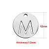 201 Stainless Steel Charms STAS-Q201-T051-M-2
