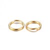 304 Stainless Steel Open Jump Rings STAS-O098-01G-05-2