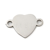 201 Stainless Steel Laser Cut Connector Charms STAS-R133-02P-09-1