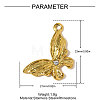 304 Stainless Steel Rhinestone Pendants STAS-OY009-98G-2
