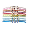 10Pcs 10 Colors Glass Seed Beads Stretch Bracelets BJEW-MZ00323-2